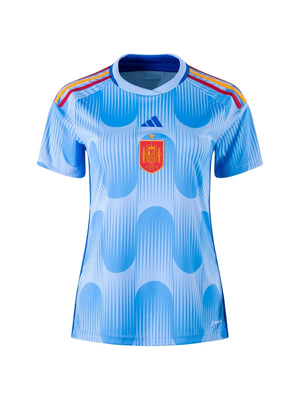 Spain maglia da trasferta da donna seconda divisa da calcio abbigliamento sportivo magliette sportive da calcio 2022-2023